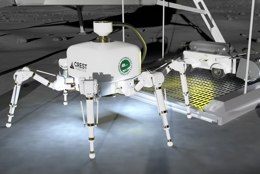 Spider-Like Robotic Combines 3D Printing and Building for Earth and Lunar Purposes Spider-Like Robotic Combines 3D Printing and Building for Earth and Lunar Purposes