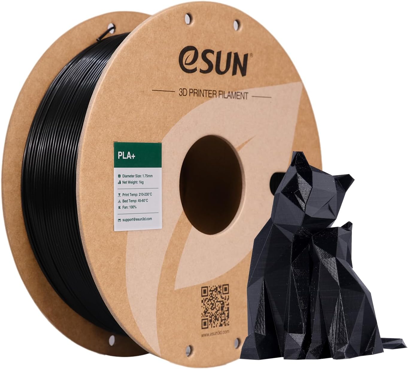 eSUN PLA+ filament spool
