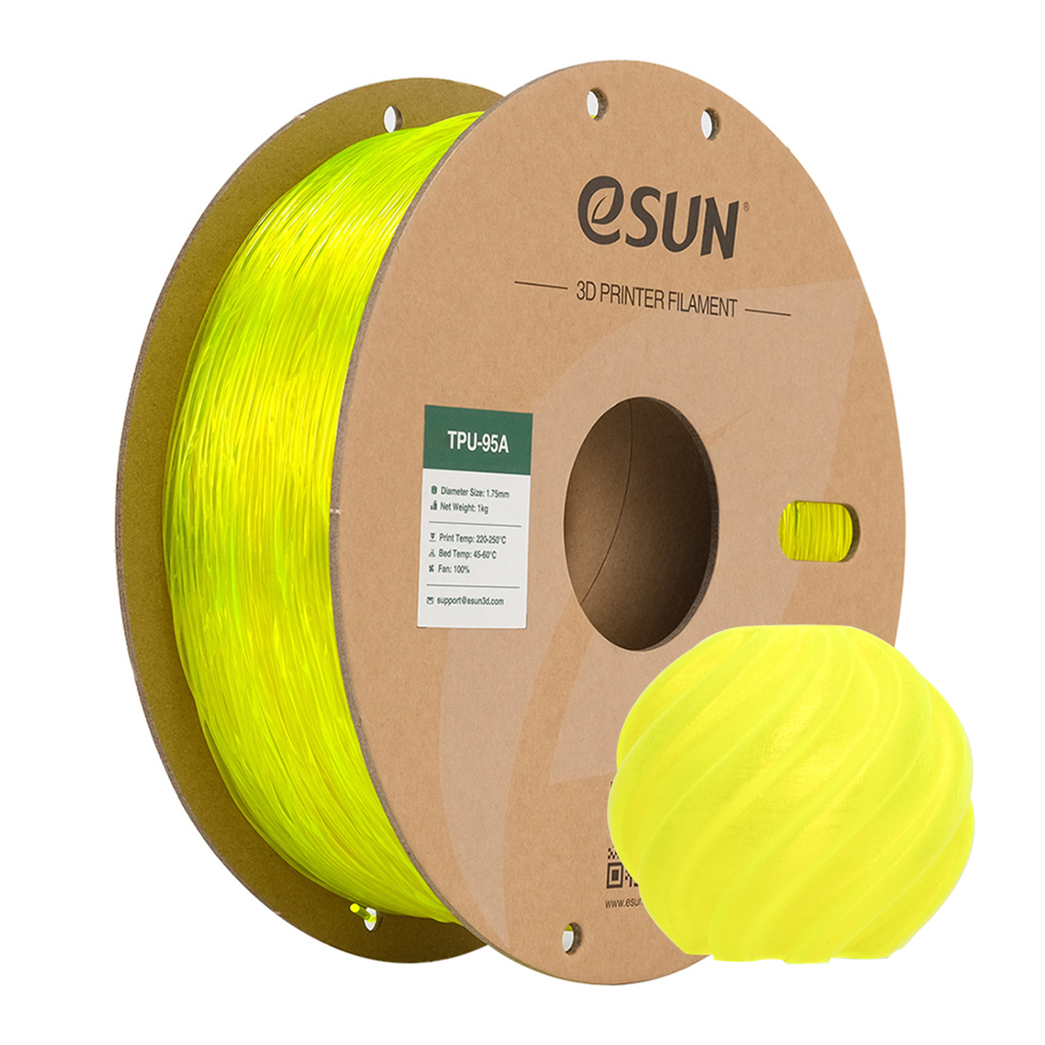 eSUN TPU 95A filament spool