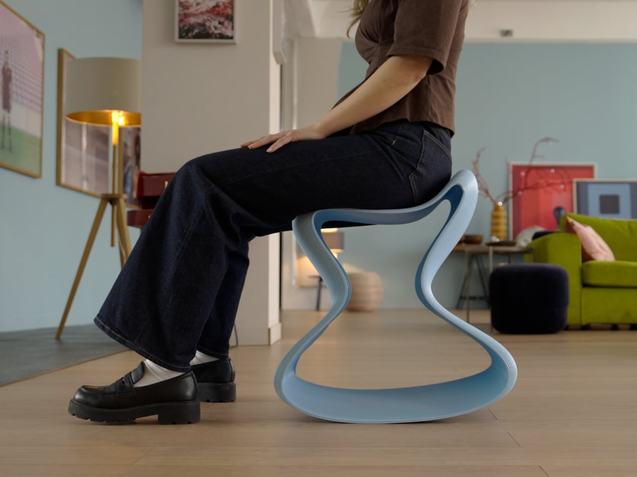 German Studio Boldobjects Debuts 3D-Printed Rocking Stool