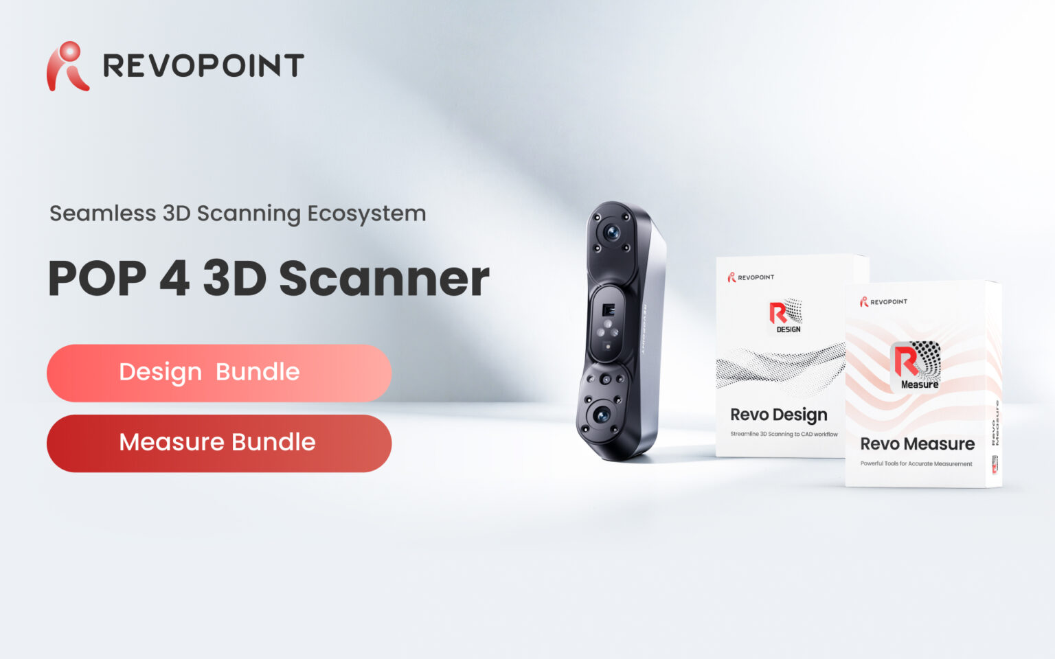 Scanner Pop Revopoint POP 4 Kickstarter: Hybrid 3D Scanner from $579