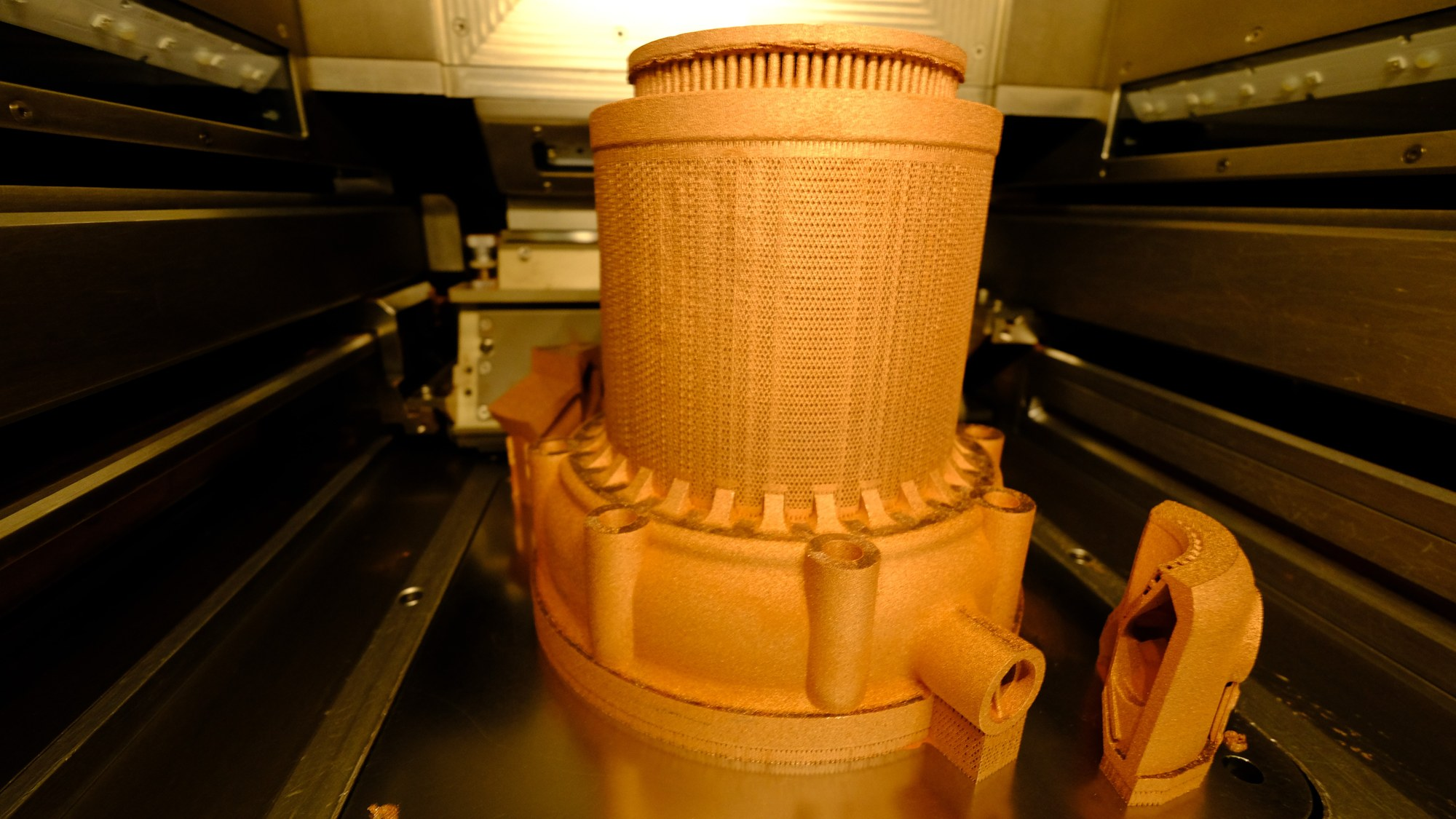 3D printed combustion chamber