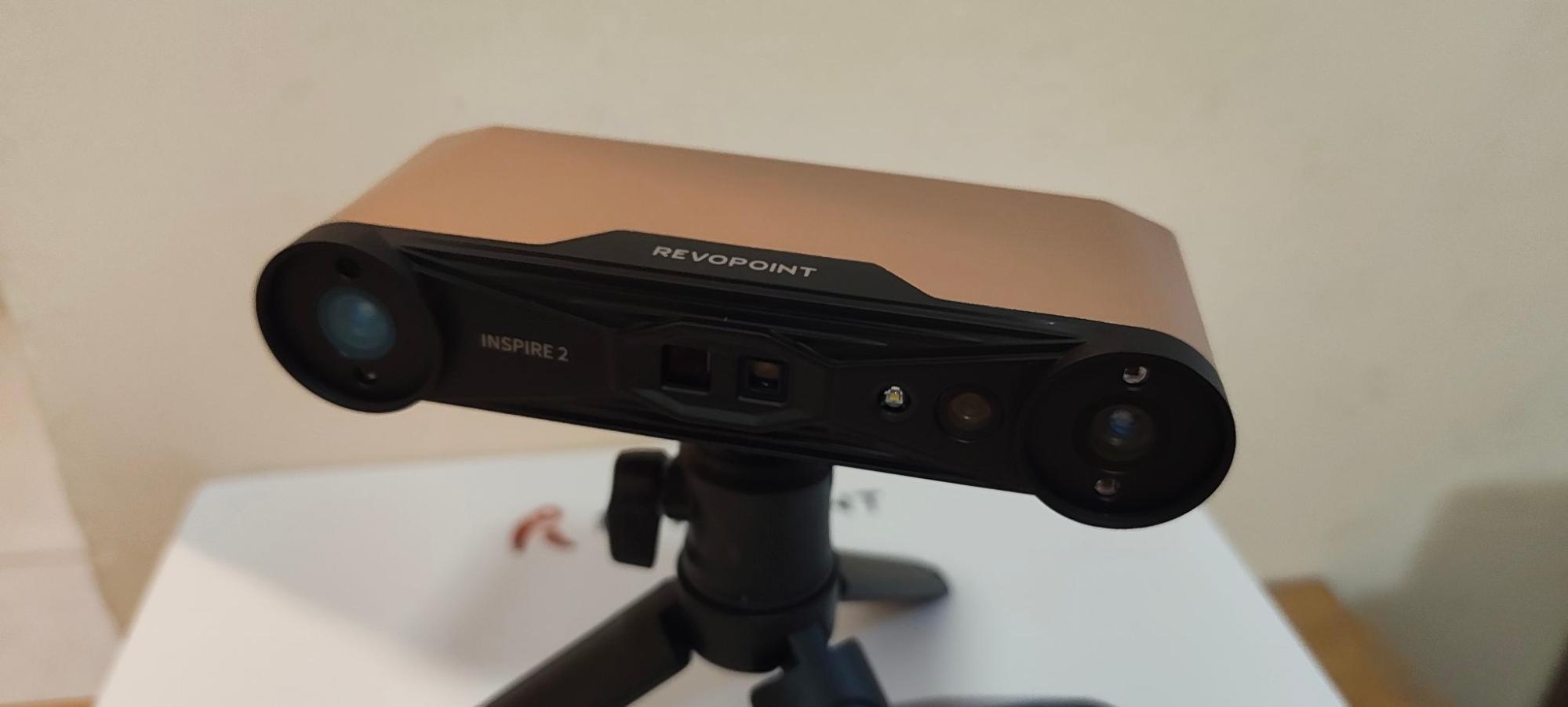The Inspire 2 on its tripod.