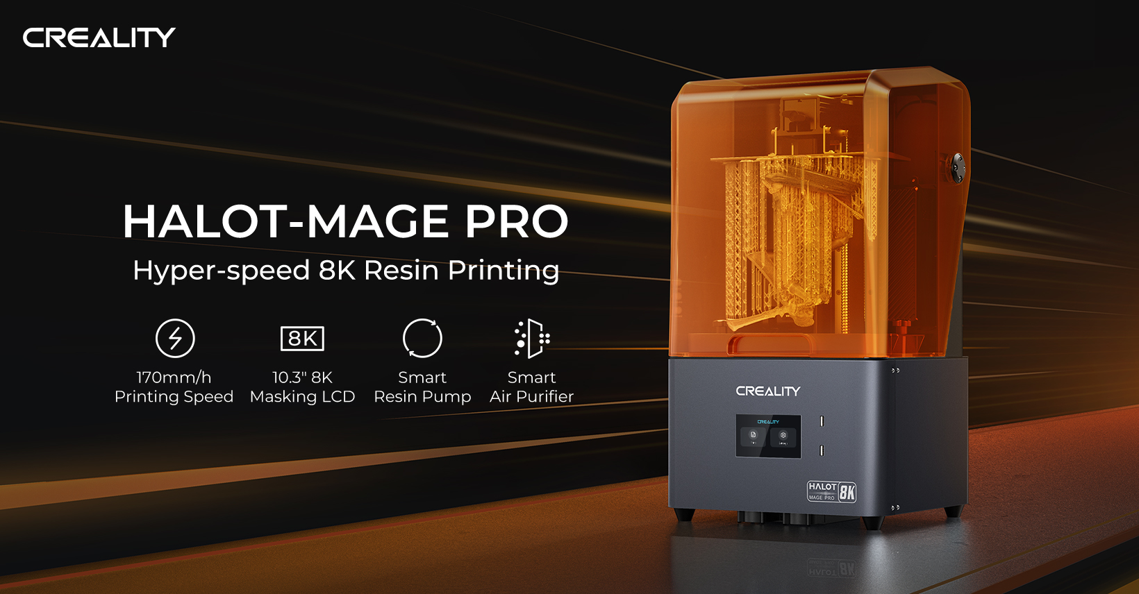 Creality Launches Ground-breaking HALOT-MAGE Series 8K Resin 3D Printers -  3D Printing