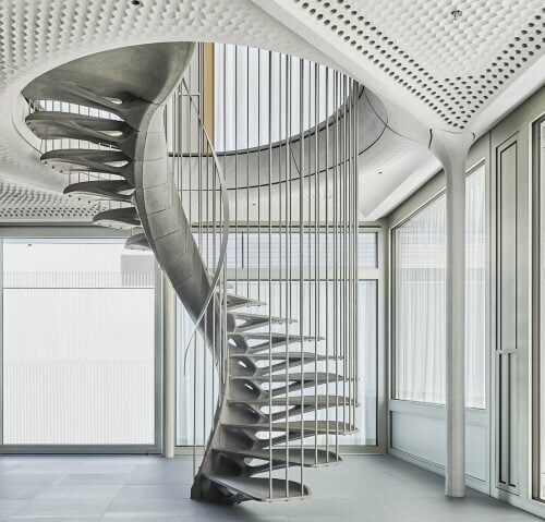 ETH Zurich Unveils Innovative Reusable Concrete Staircase with 3D Printed Moulds