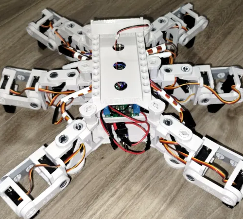 DIY Spiderbot Merges Robotics with 3D Printing