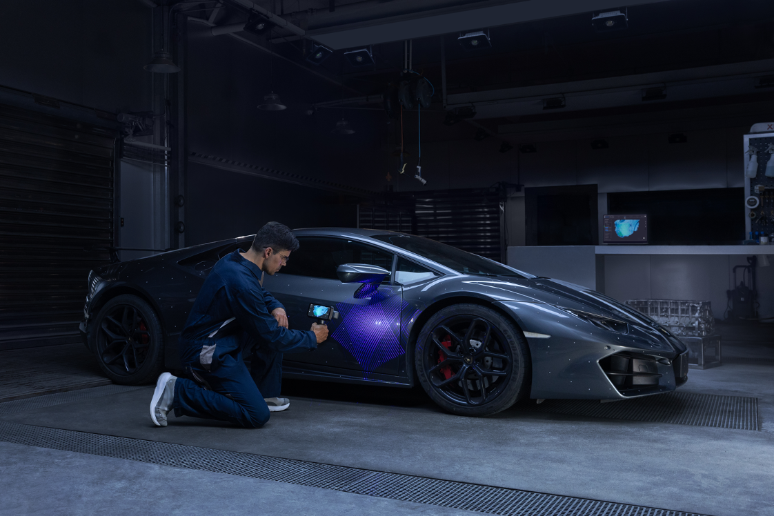 scanning a car
