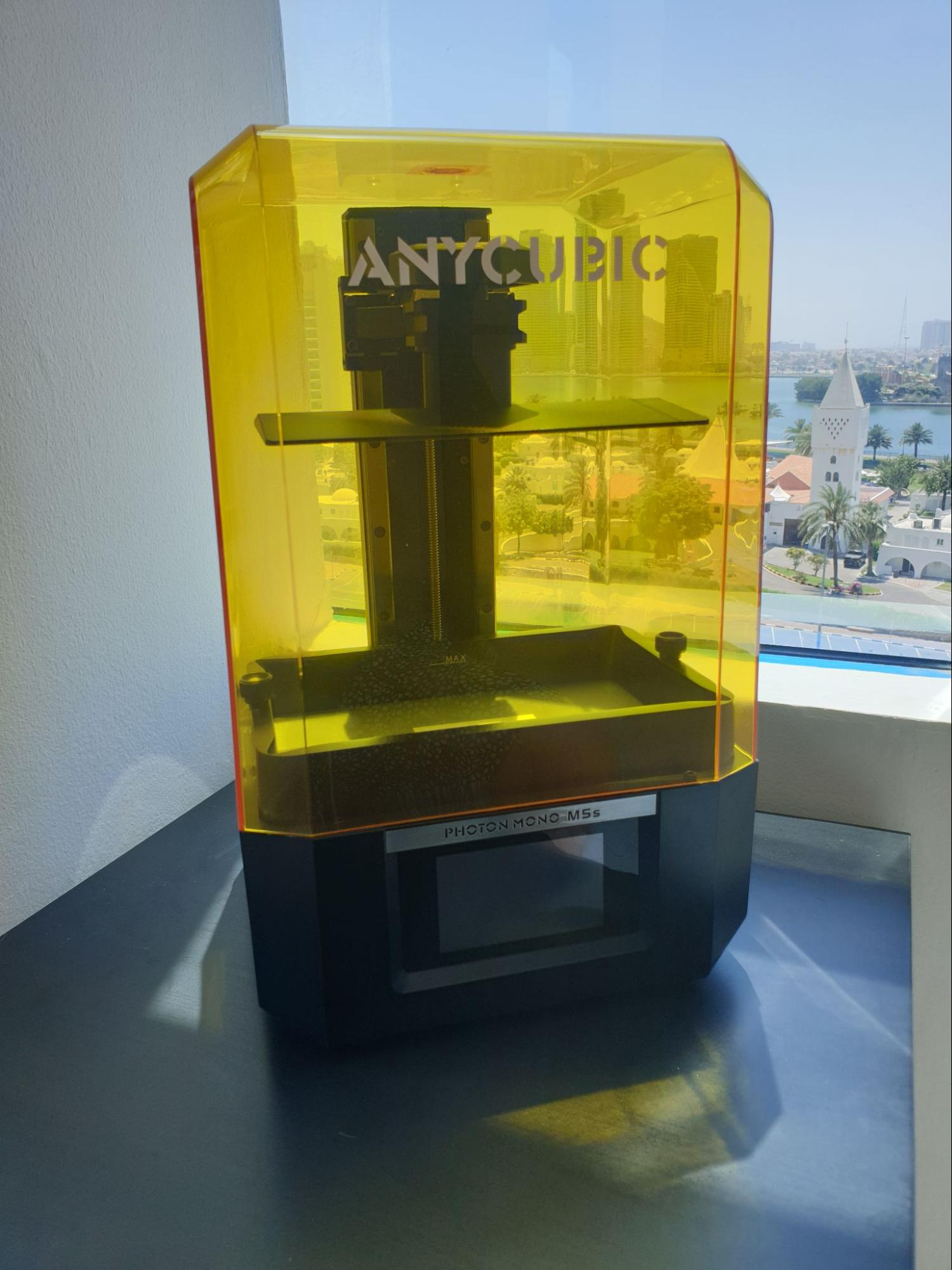 A Miniature shows how high precision the Anycubic Photon Mono M5s