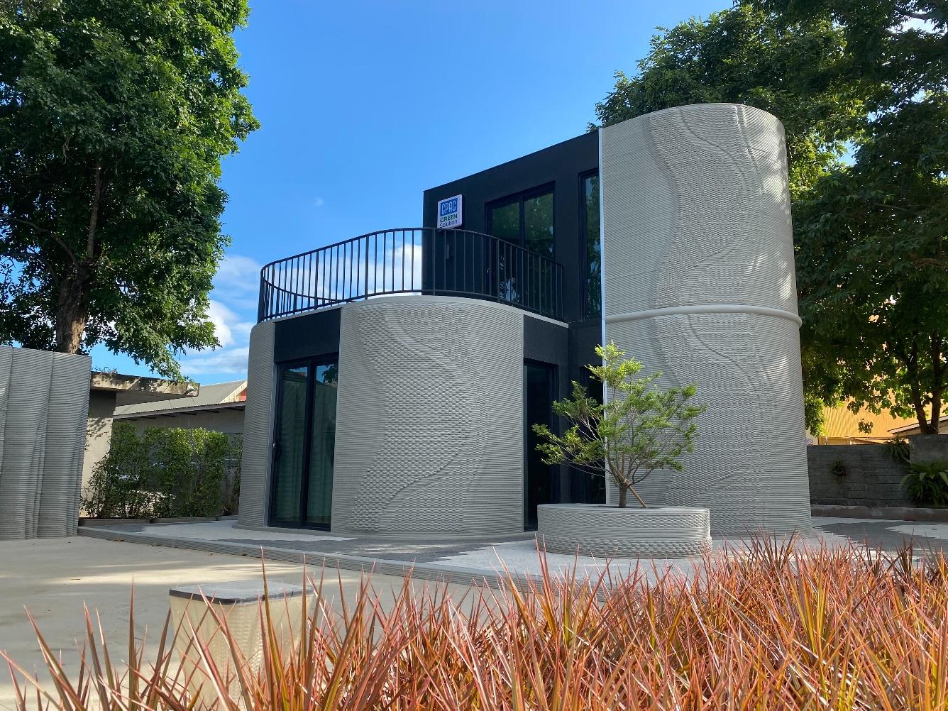 3d printed concrete house