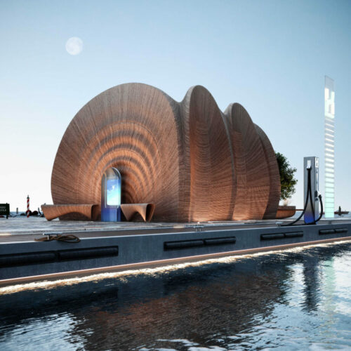 Zaha Hadid’s 3D Printed Hydrogen Boating Stations to Launch in Italy