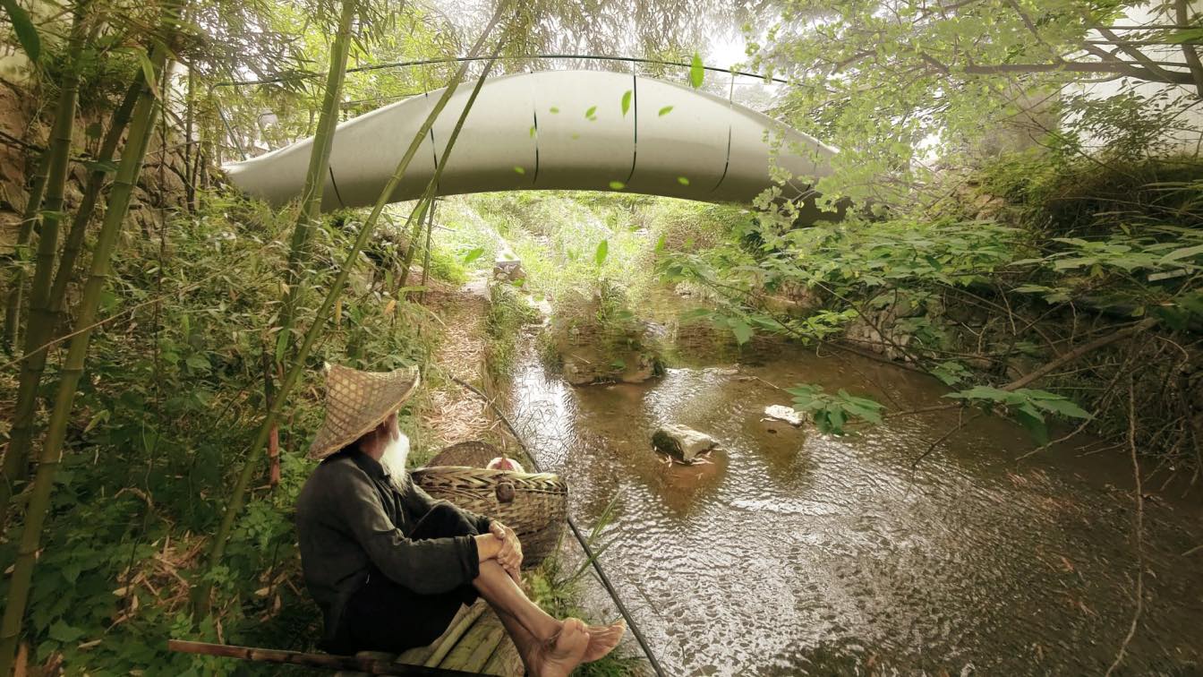 Footbridge Inspired by Natural Forms Materializes in Japan
