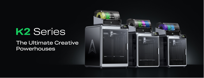 Creality Expands Flagship Lineup with K2 and K2 Pro 3D Printers