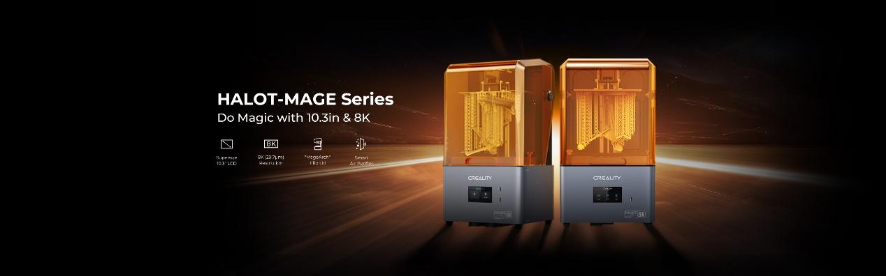 Creality Launches Ground-breaking HALOT-MAGE Series 8K Resin 3D Printers