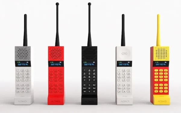 Kevin Noki Designs 3D Printed Brick Phone to Beat Smartphone Distraction
