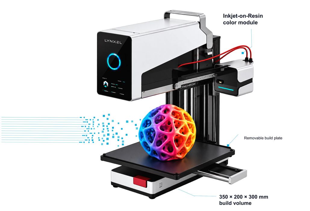 Lynxel LynChrom LC1 full color 3D printer