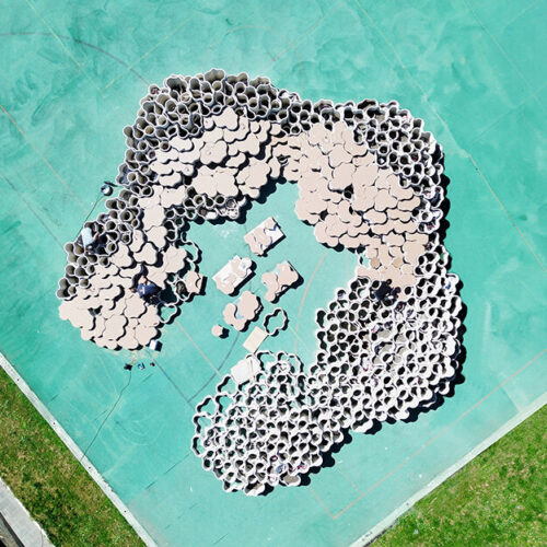 3D Printed Flower-Shaped Amphitheater Blooms on Venice's San Servolo Island
