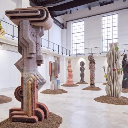 3D Printed Sculptures Blend Baroque and Sci-Fi in Czech Installation