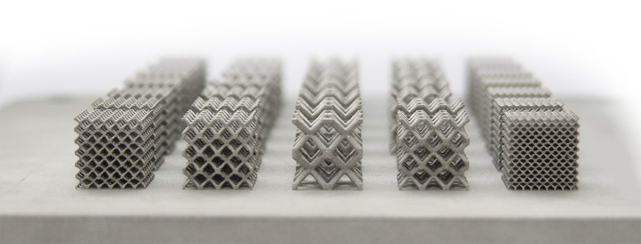 renishaw metal 3d printed lattices