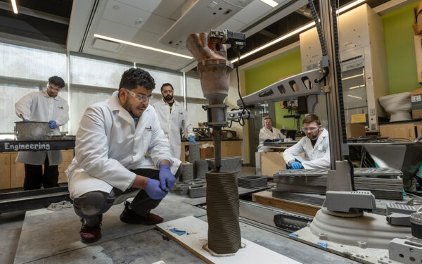 Rowan Engineers Monitor 3D-Printed Concrete by Analyzing Images in Reverse