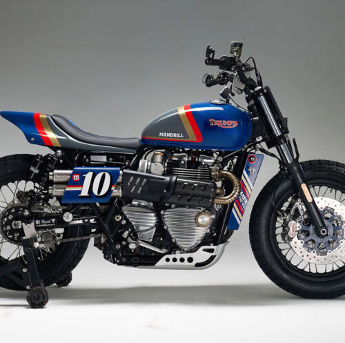 Mandrill's Custom Bonneville T120 Street Tracker Reimagines Classic Design