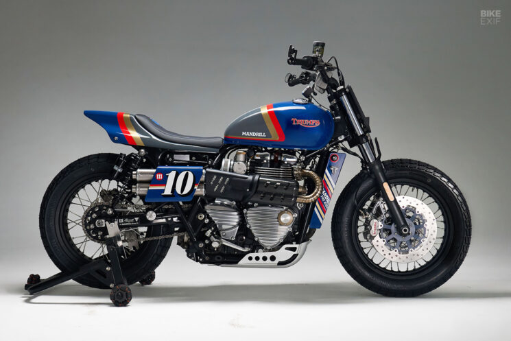 Mandrill's Custom Bonneville T120 Street Tracker Reimagines Classic Design
